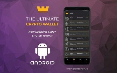 Monarch’s Android Wallet Now Supports 1,500+ ERC20 Tokens