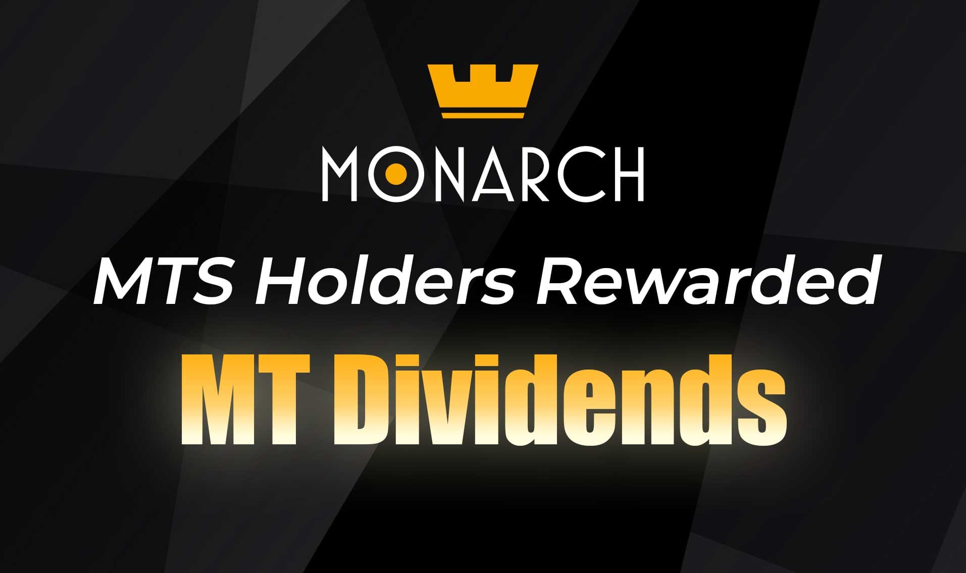Monarch Blockchain Corporation Rewards MTS Holders with MT Dividends